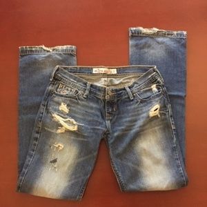 Hollister Destroyed Denim Jeans Size 3